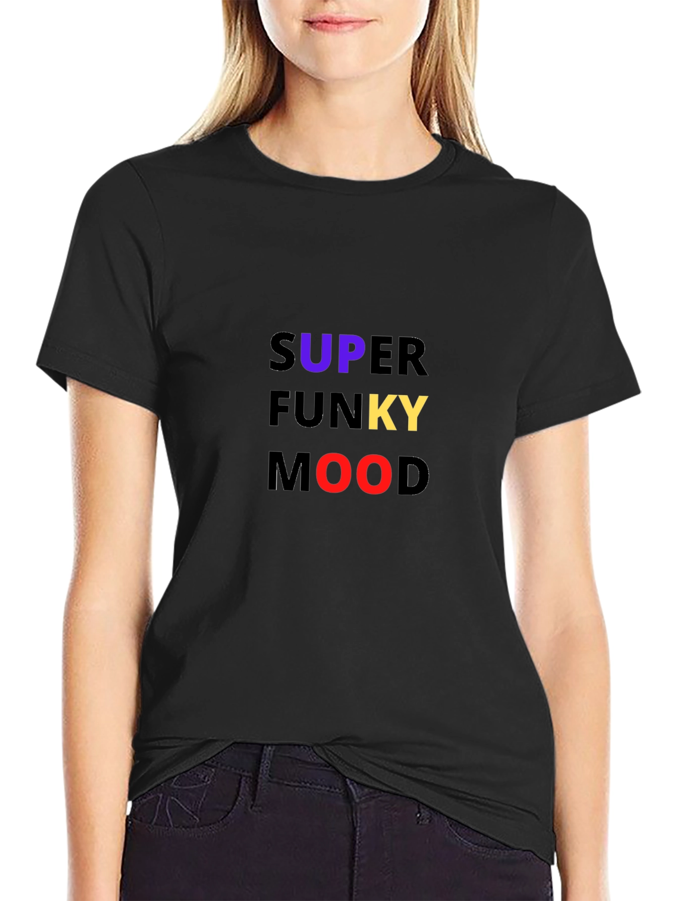 Super Funky Mood Graphic Tee - Black