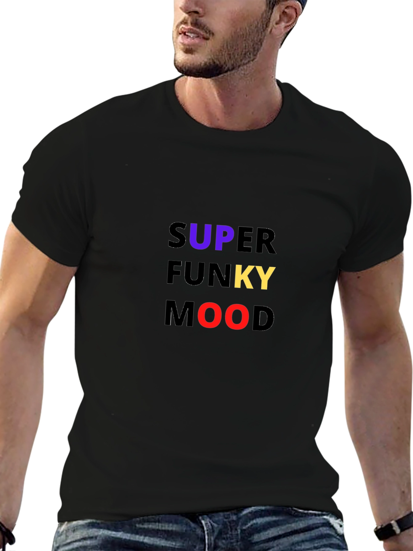 Super Funky Mood Graphic Tee - Black