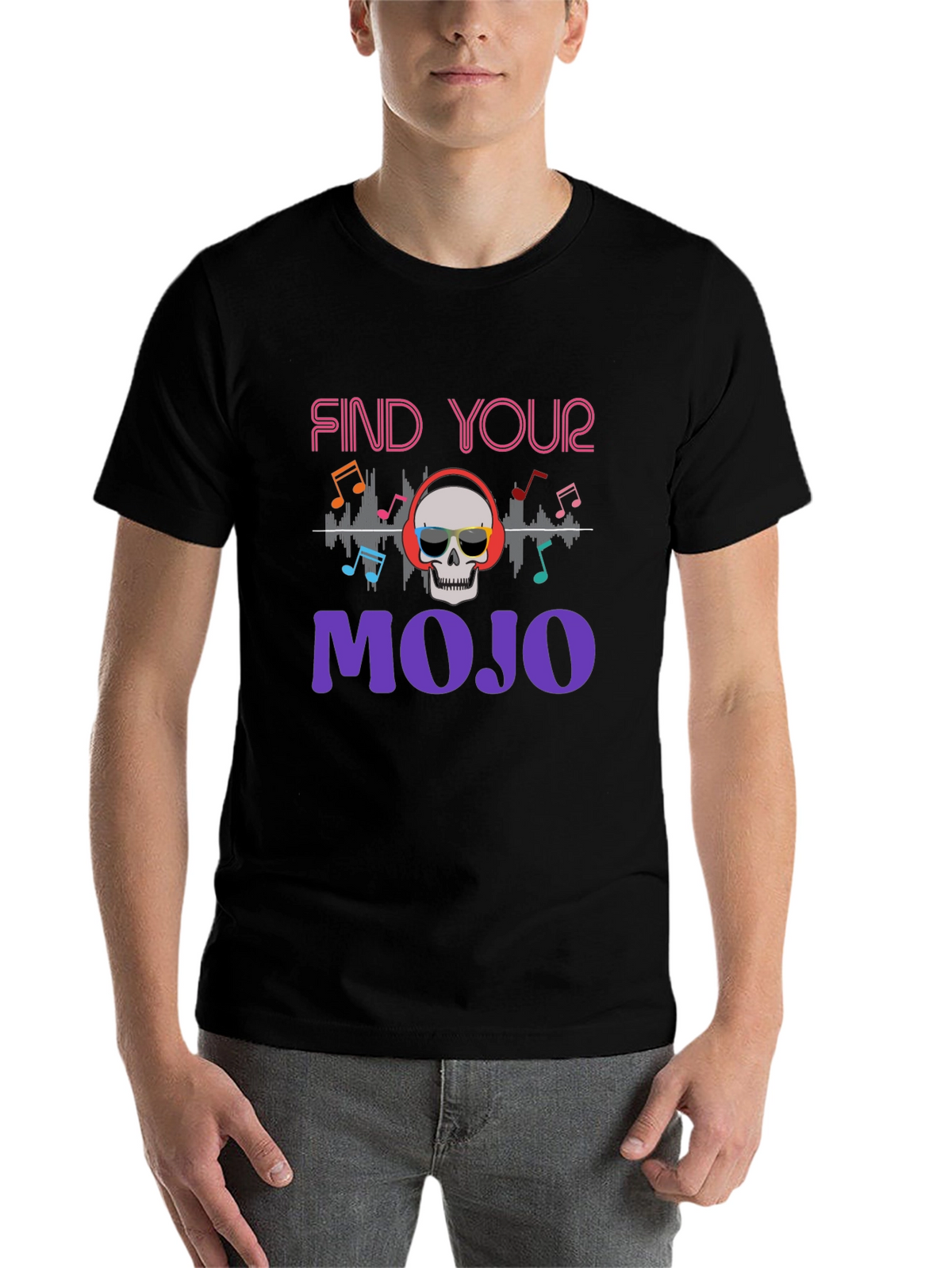 Find Your Mojo T-Shirt - Skull Graphic Tee