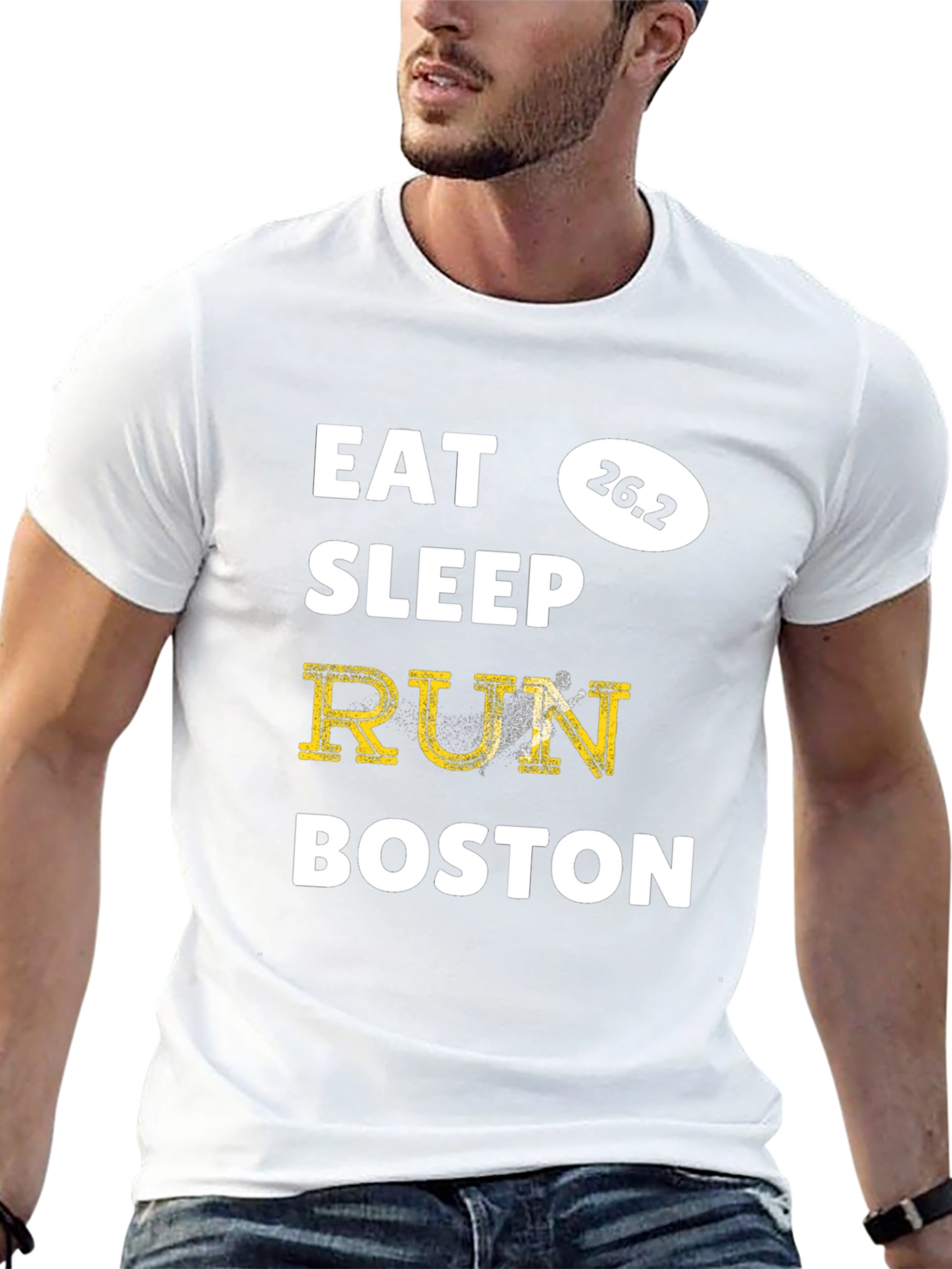Eat Sleep Run Boston Marathon 26.2 T-Shirt