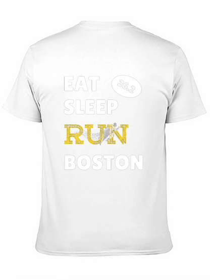 Eat Sleep Run Boston Marathon 26.2 T-Shirt
