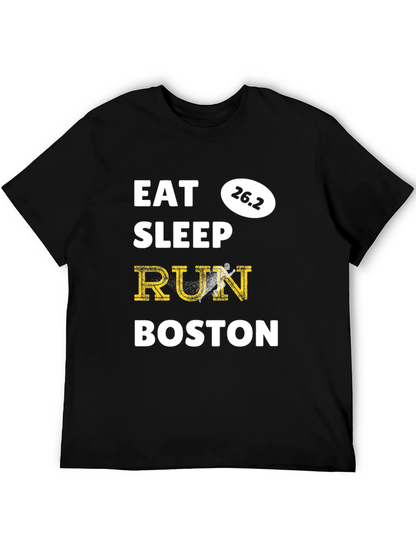 Eat Sleep Run Boston Marathon 26.2 T-Shirt
