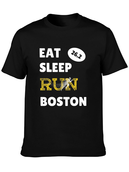 Eat Sleep Run Boston Marathon 26.2 T-Shirt