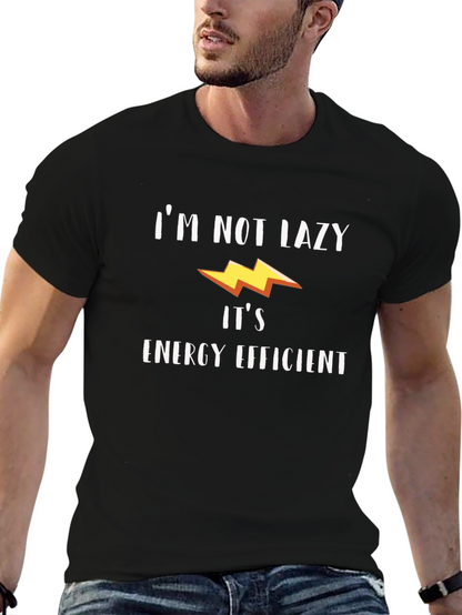 Funny Energy Efficient Graphic T-Shirt