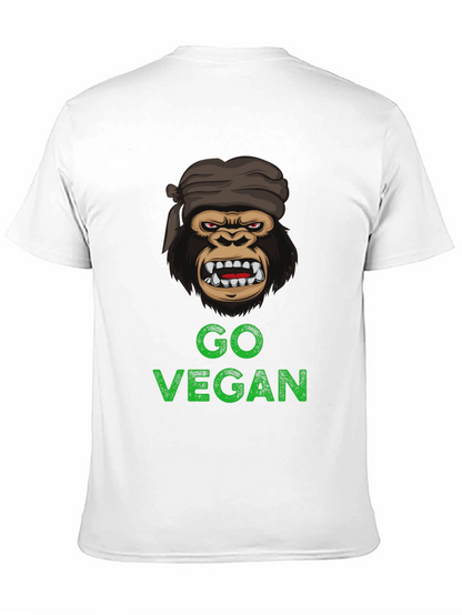 Go Vegan Gorilla Graphic T-Shirt