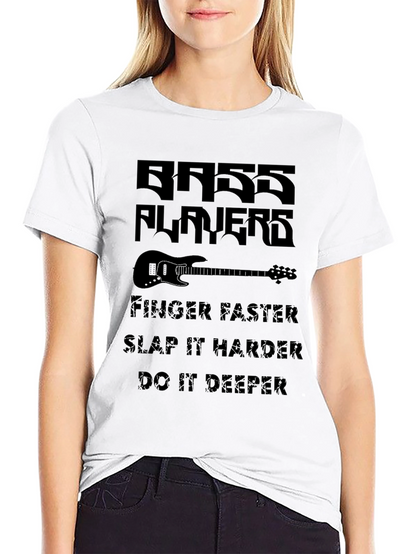 Bass Players T-Shirt - Funny Music Graphic Tee
