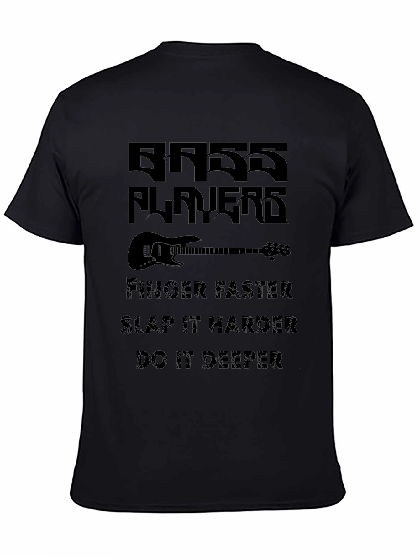 Bass Players T-Shirt - Funny Music Graphic Tee