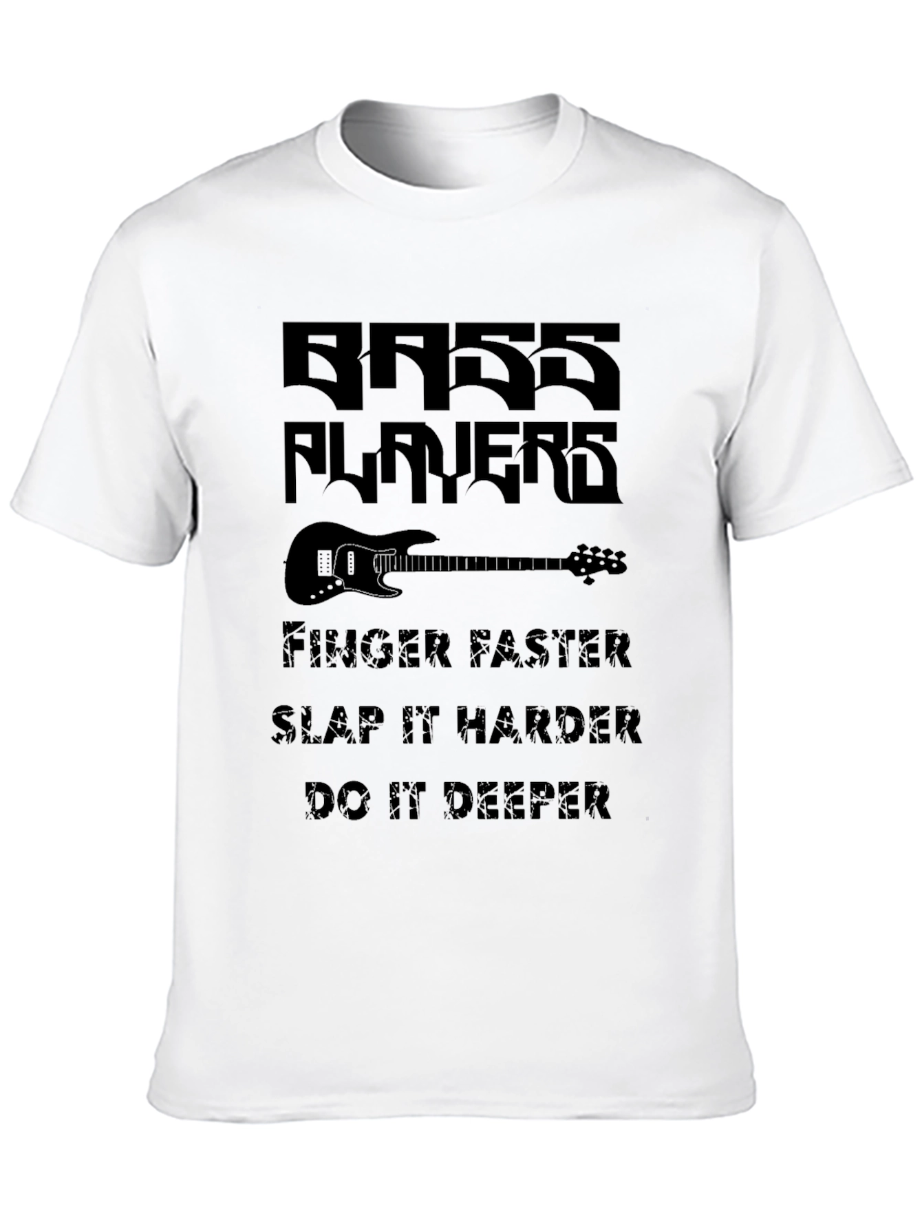Bass Players T-Shirt - Funny Music Graphic Tee