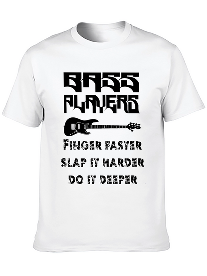 Bass Players T-Shirt - Funny Music Graphic Tee