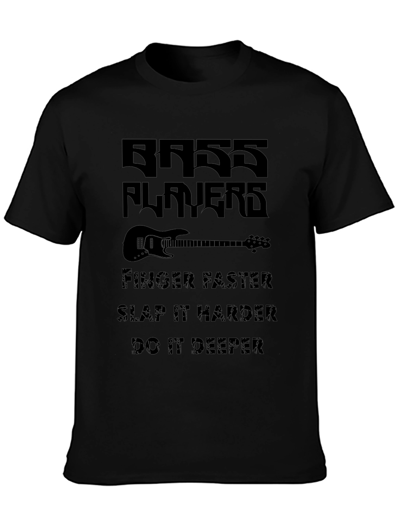 Bass Players T-Shirt - Funny Music Graphic Tee