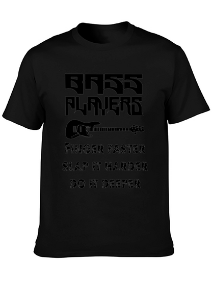 Bass Players T-Shirt - Funny Music Graphic Tee