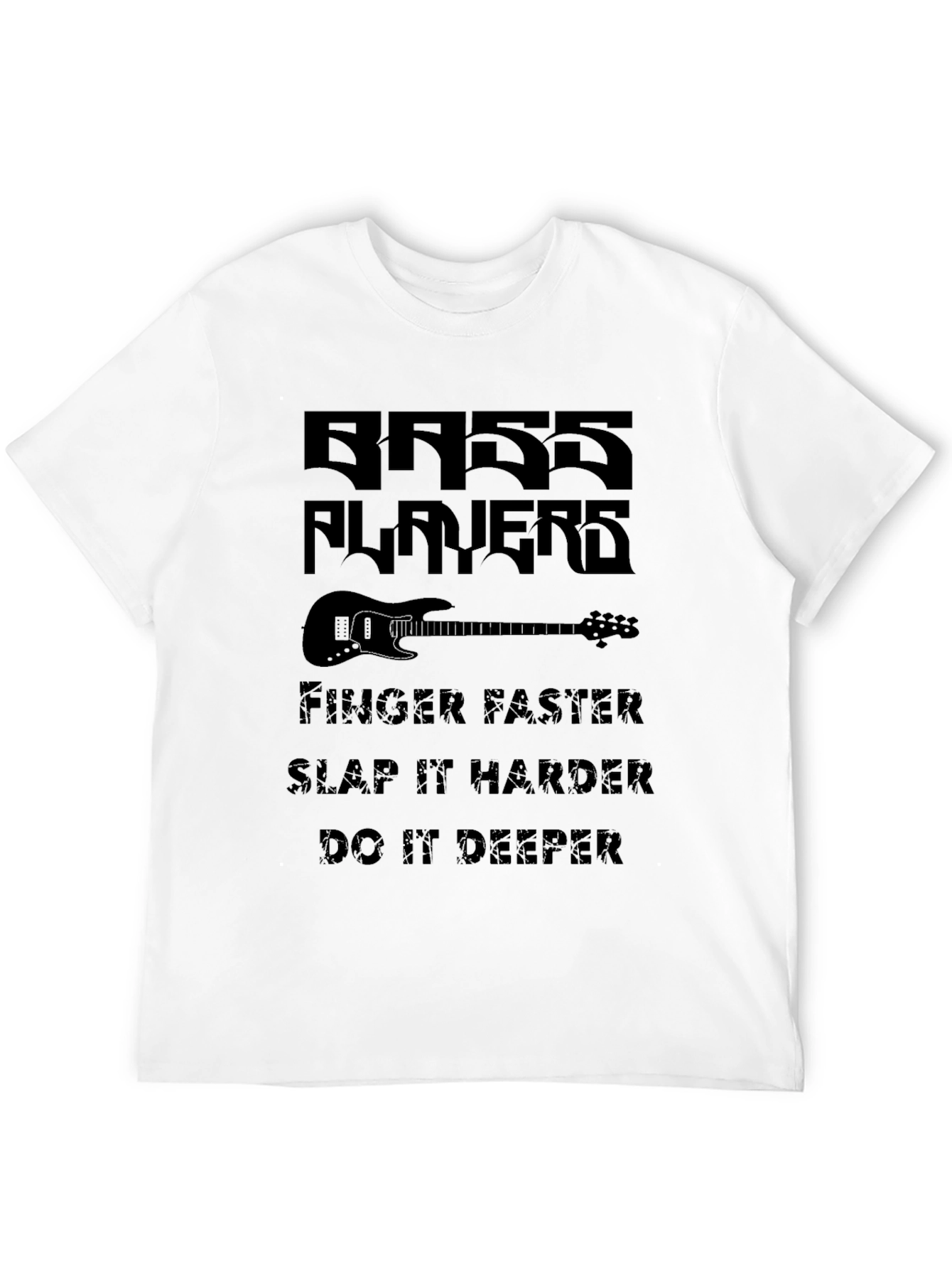 Bass Players T-Shirt - Funny Music Graphic Tee