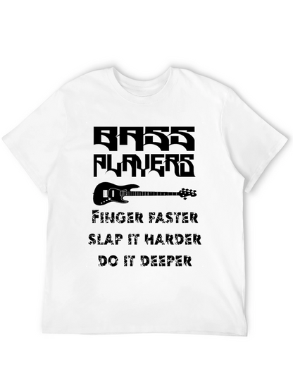 Bass Players T-Shirt - Funny Music Graphic Tee