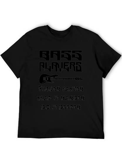 Bass Players T-Shirt - Funny Music Graphic Tee
