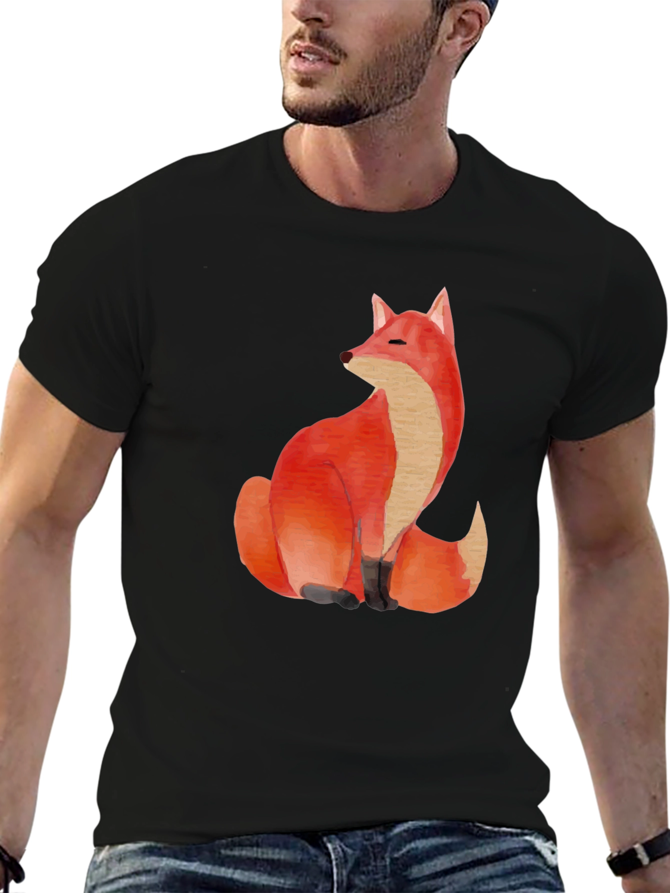 Fox Graphic Tee - Soft Cotton Blend