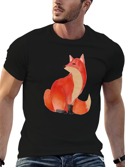 Fox Graphic Tee - Soft Cotton Blend