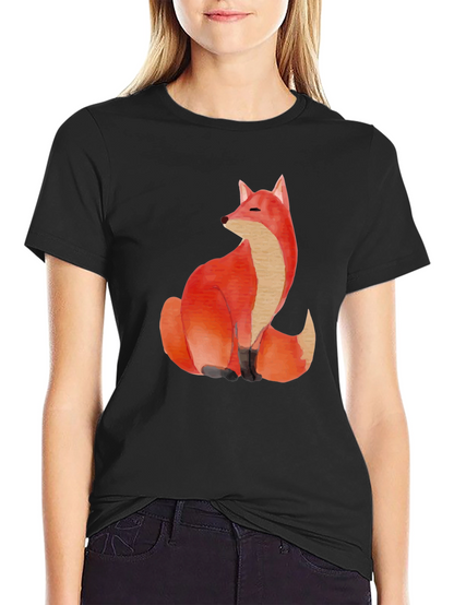 Fox Graphic Tee - Soft Cotton Blend