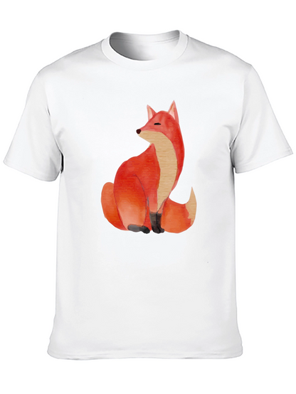 Fox Graphic Tee - Soft Cotton Blend