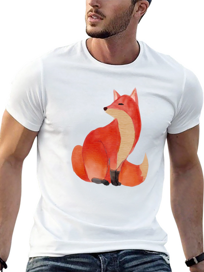 Fox Graphic Tee - Soft Cotton Blend