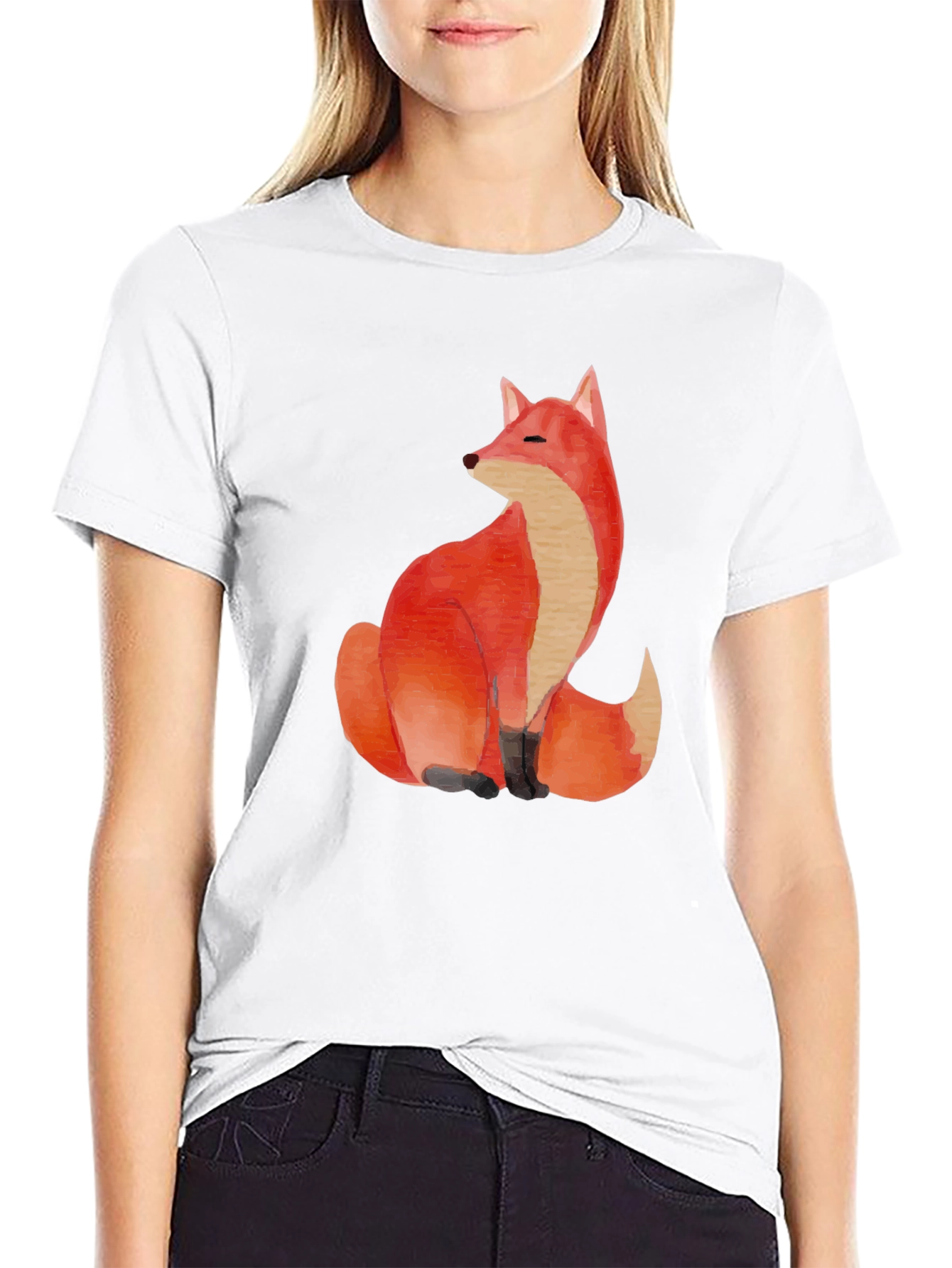 Fox Graphic Tee - Soft Cotton Blend
