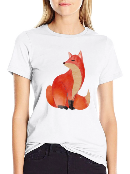 Fox Graphic Tee - Soft Cotton Blend