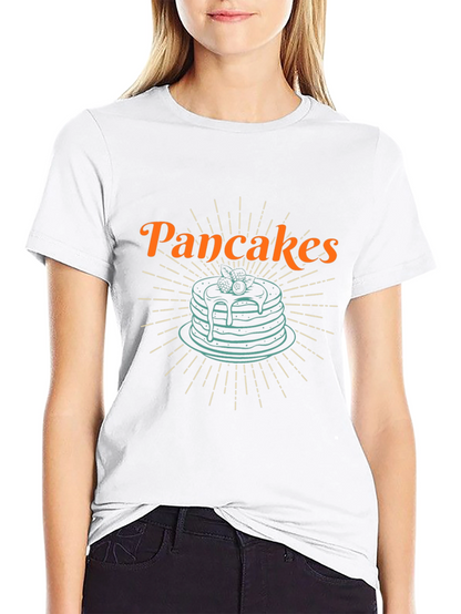 Pancakes Graphic T-Shirt - Fun Foodie Tee
