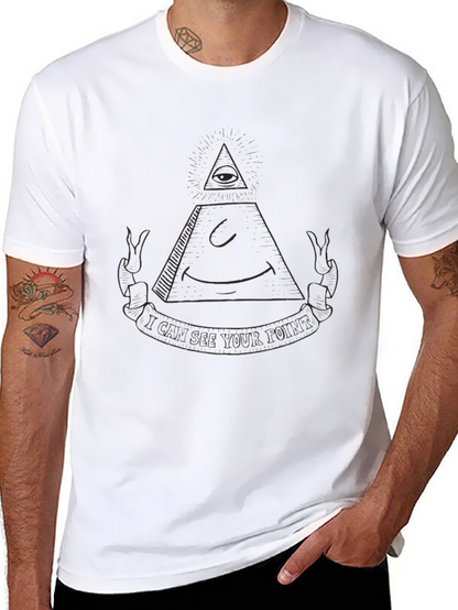 Illuminati Graphic T-Shirt - Black Tee