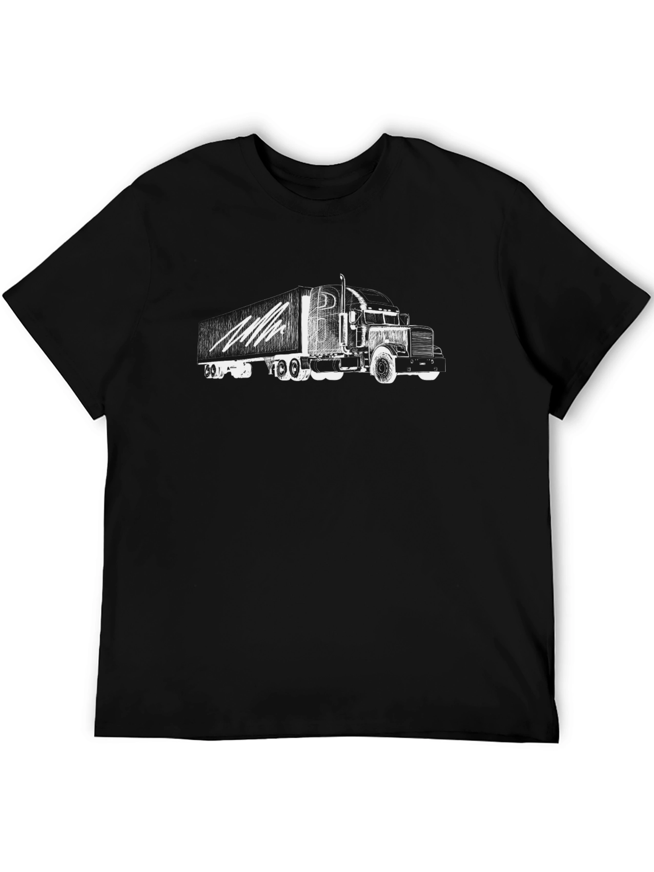 Truck Graphic T-Shirt - Black