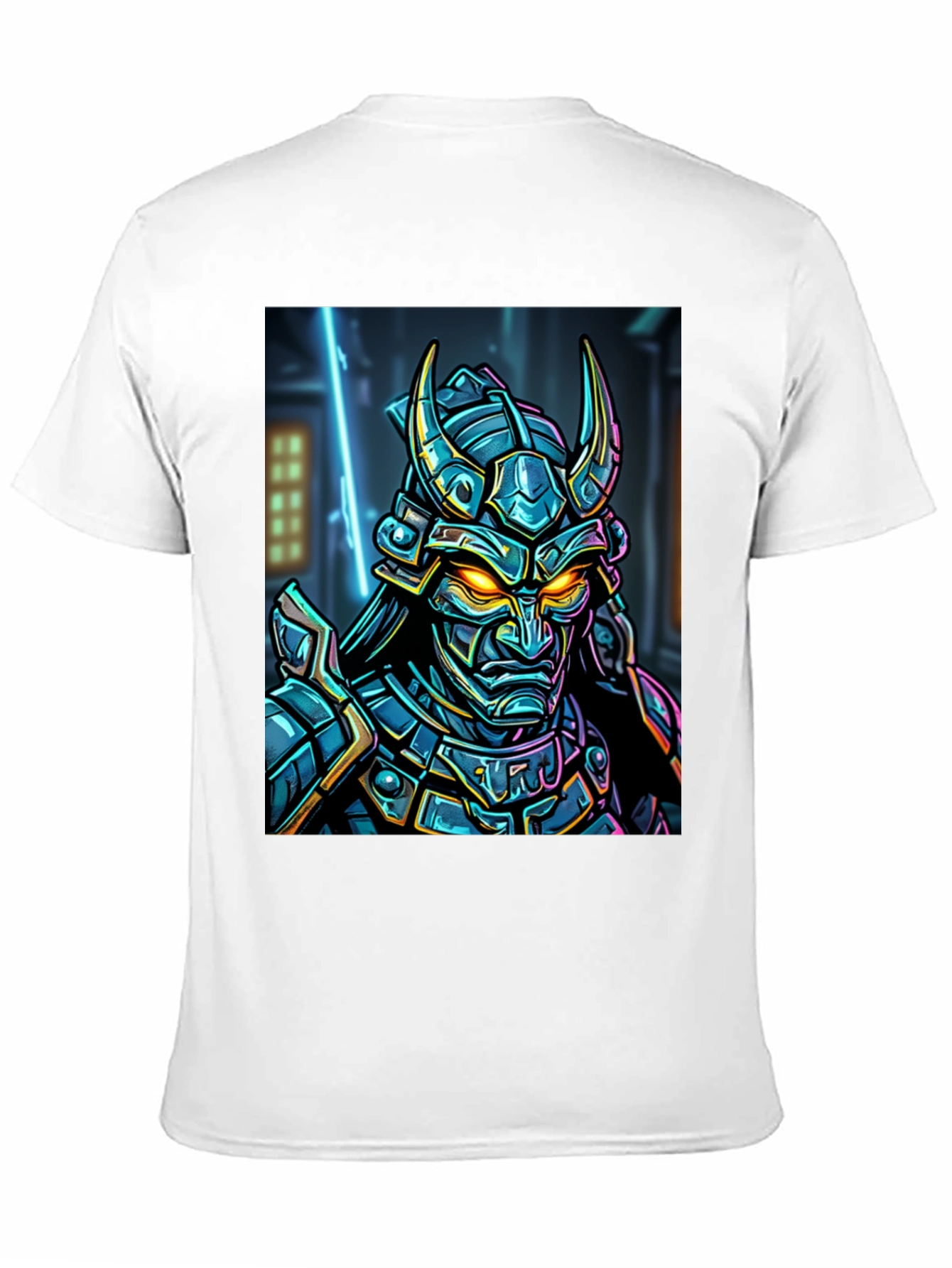 Samurai Warrior Graphic T-Shirt - Black