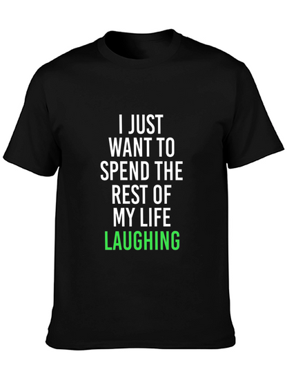 Laughing Life Black Graphic Tee