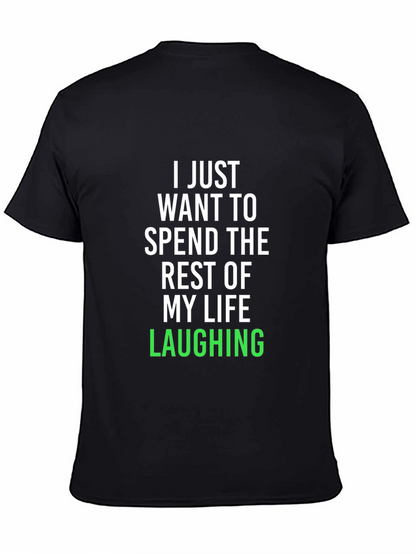 Laughing Life Black Graphic Tee