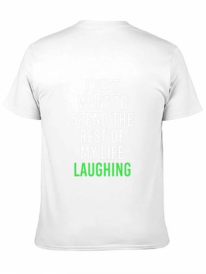 Laughing Life Black Graphic Tee