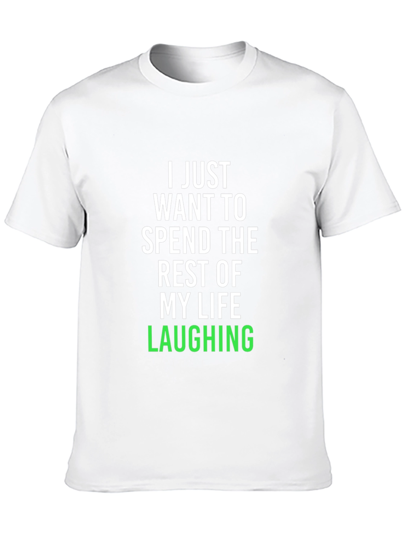 Laughing Life Black Graphic Tee
