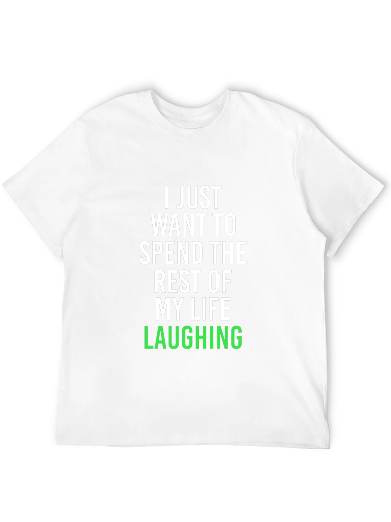 Laughing Life Black Graphic Tee