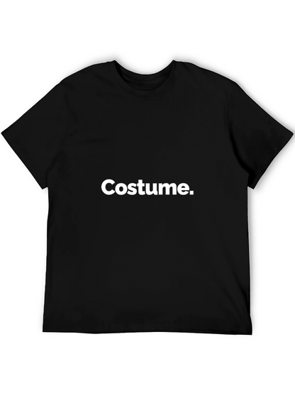 Costume T-Shirt - Black Cotton Blend Tee