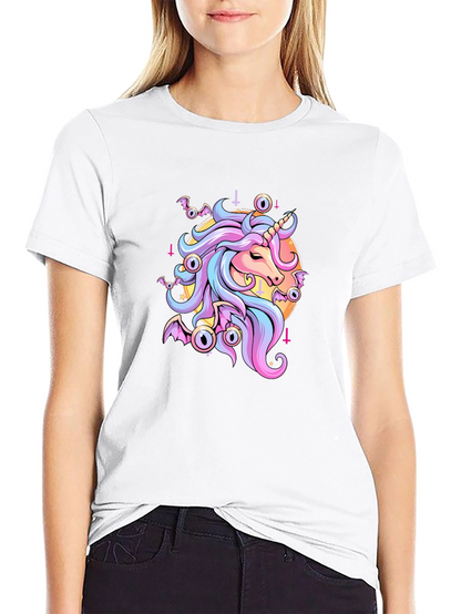 Gothic Pastel Unicorn T-Shirt