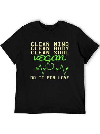 Vegan Clean Mind Body Soul T-Shirt