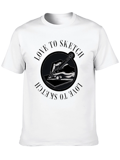 Love to Sketch Graphic T-Shirt
