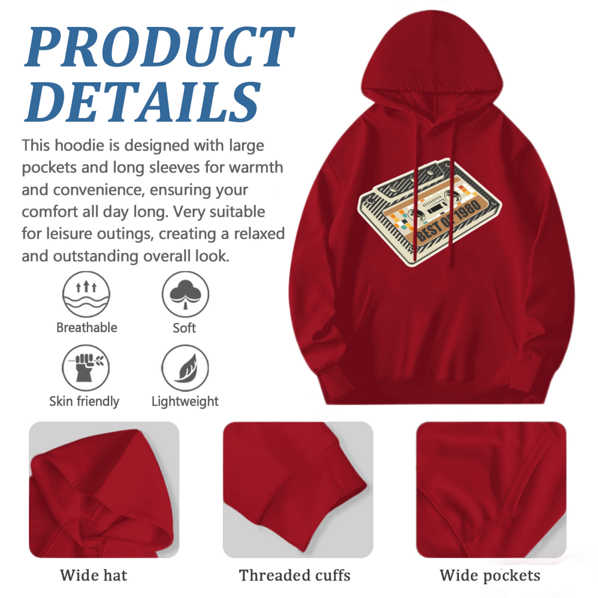 Streetwear Hoodie - Vintage Style