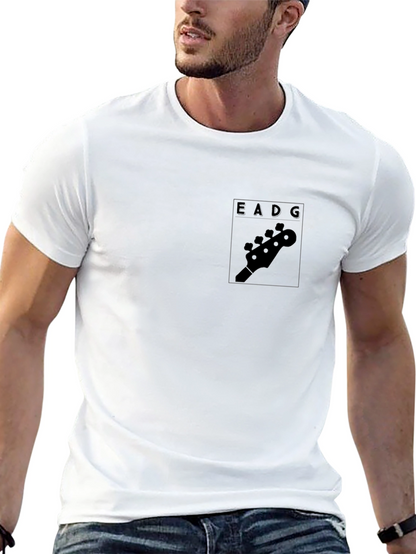 Bass Guitar Player Black T-Shirt