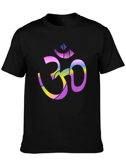 Om Symbol Graphic Tee - Spiritual Yoga T-Shirt