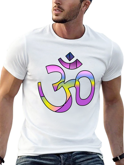 Om Symbol Graphic Tee - Spiritual Yoga T-Shirt