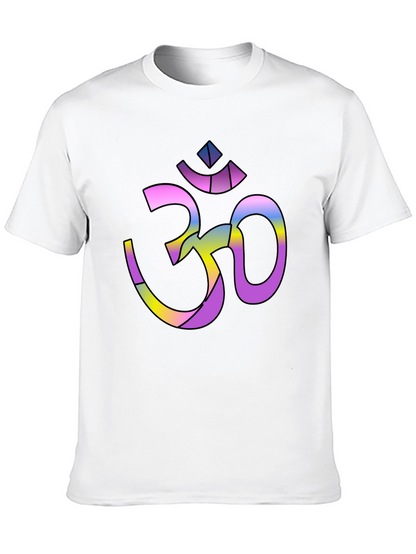 Om Symbol Graphic Tee - Spiritual Yoga T-Shirt