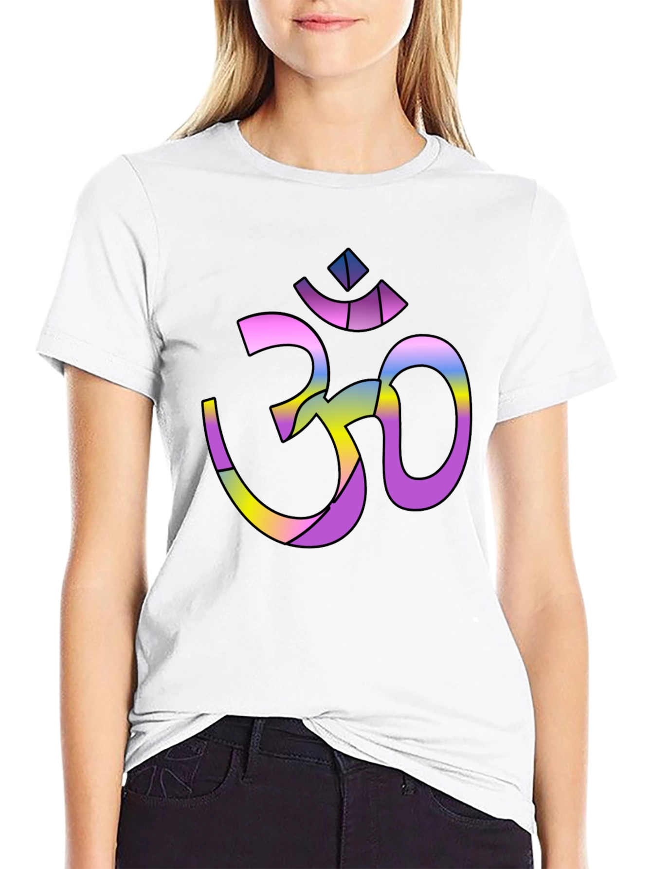 Om Symbol Graphic Tee - Spiritual Yoga T-Shirt