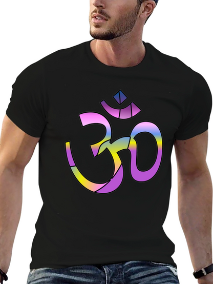 Om Symbol Graphic Tee - Spiritual Yoga T-Shirt