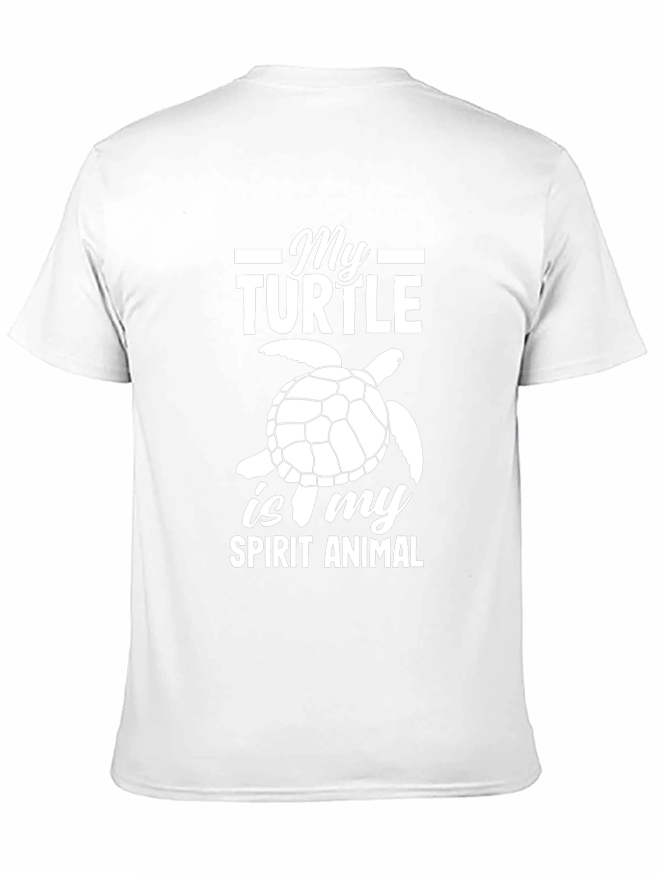 Turtle Spirit Animal Black Graphic Tee