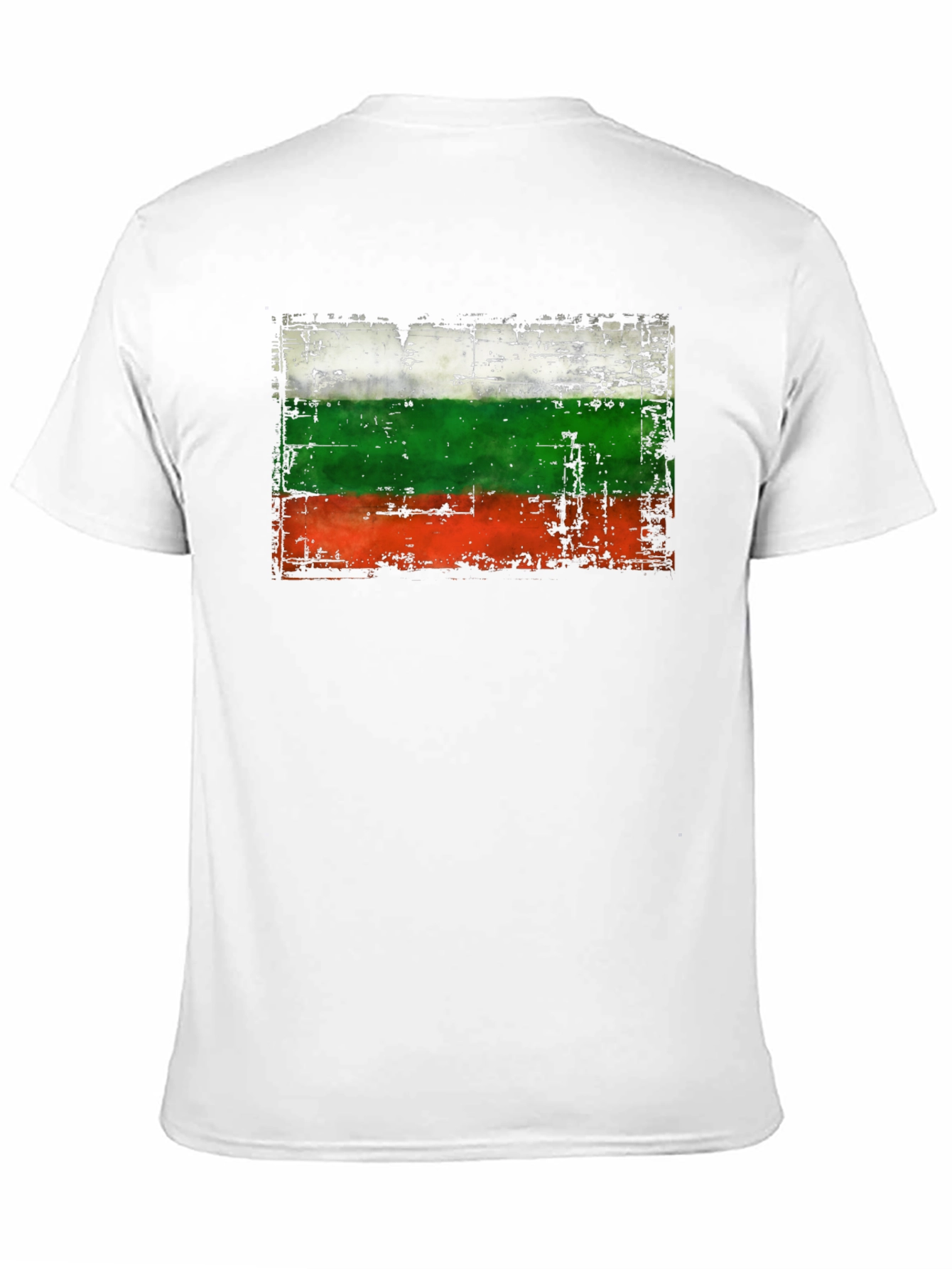 Bulgaria Flag Distressed T-Shirt