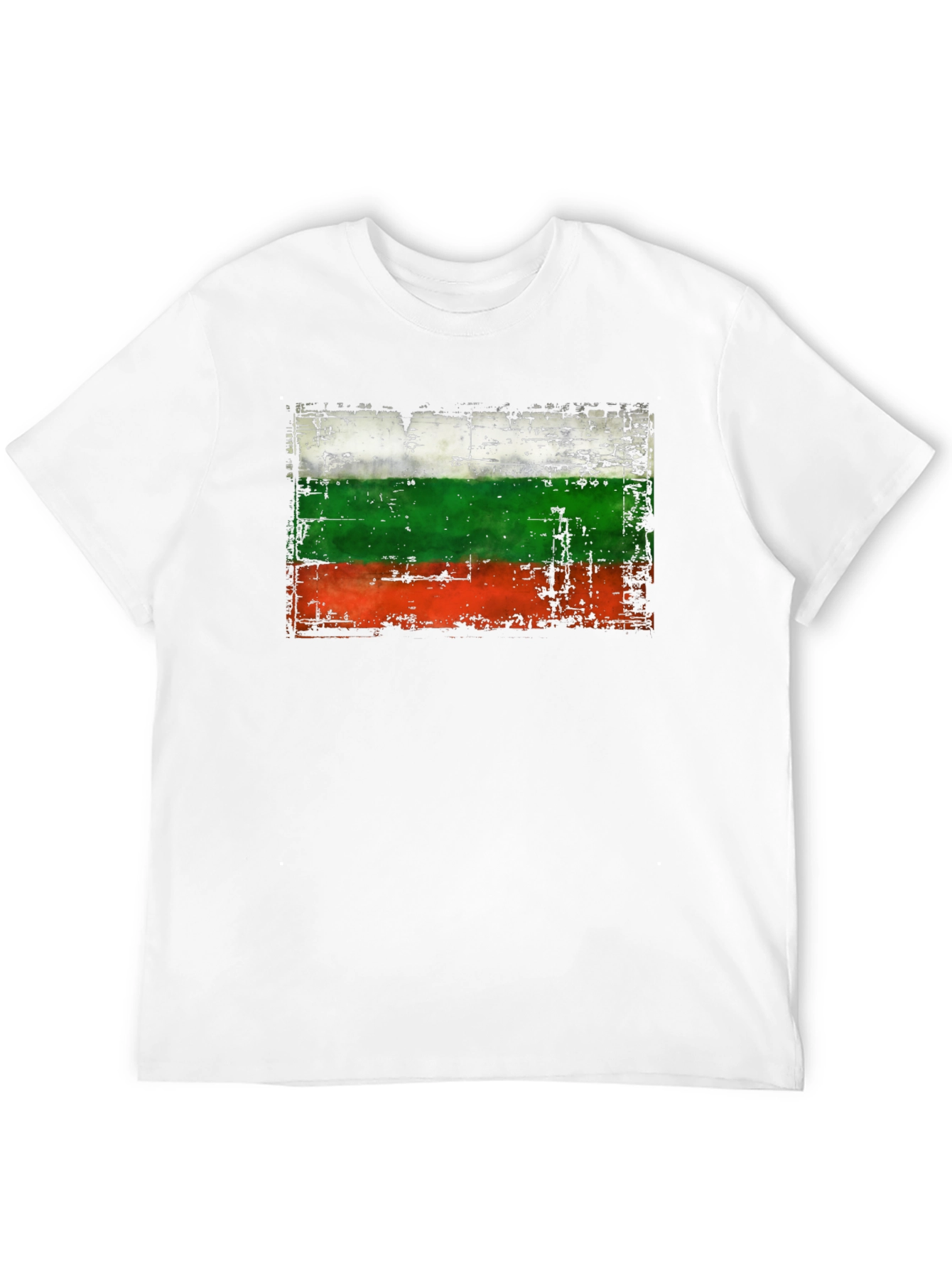 Bulgaria Flag Distressed T-Shirt