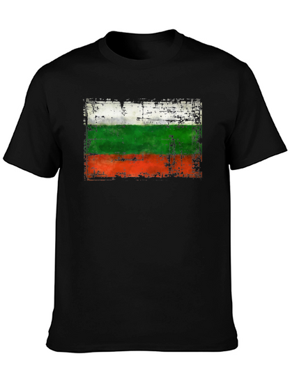 Bulgaria Flag Distressed T-Shirt