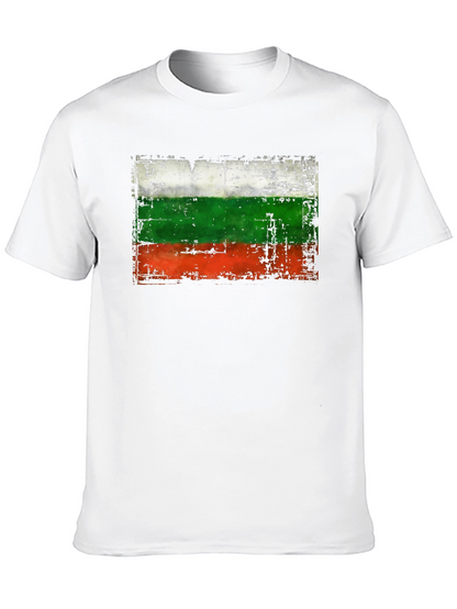 Bulgaria Flag Distressed T-Shirt